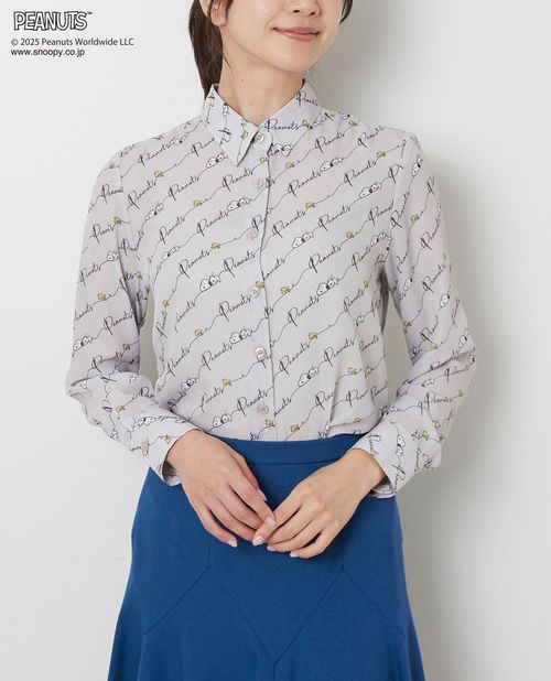 ★12/4 20時！20%OFFクーポン配布中★《【PEANUTS】ライン柄 長袖 シャツ 》レディーストップス ブラウス..