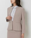 ◆10%OFFクーポン&P5倍!◆《【セットアップ対応】ノーカラージャケット 》レディースアウター ノーカラー ジャケット セットアップ スーツ 【 ナラカミーチェ 公式】 ナラ カミーチェ 送料無料
