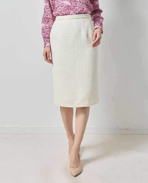 樂天商城 - 【30%OFF】《【セットアップ対応】ファンシーツィード タイトスカート 》レディースボトムス スカート セットアップ ツイード ナラ カミーチェ NARACAMICIE ナラカミ アウトレット 送料無料