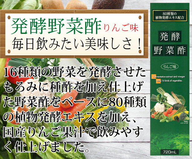 【送料無料!北海道・沖縄は除く】 発酵野菜酢 ...の紹介画像2