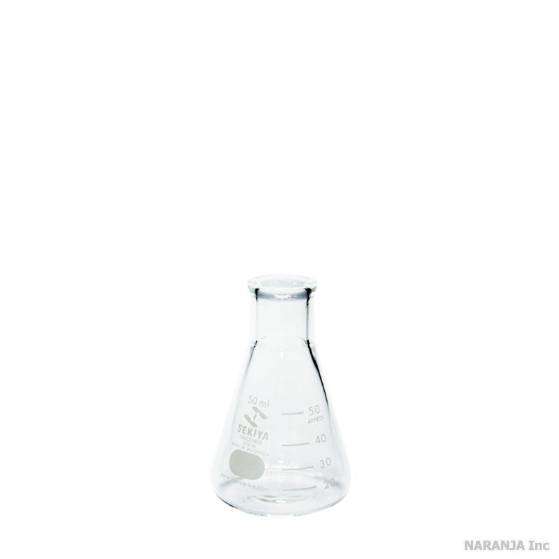 【ショットグラス】リカシツ 三角フラスコ ショットグラス 50ml (12-800-140)【理化学実験】【実験器具】