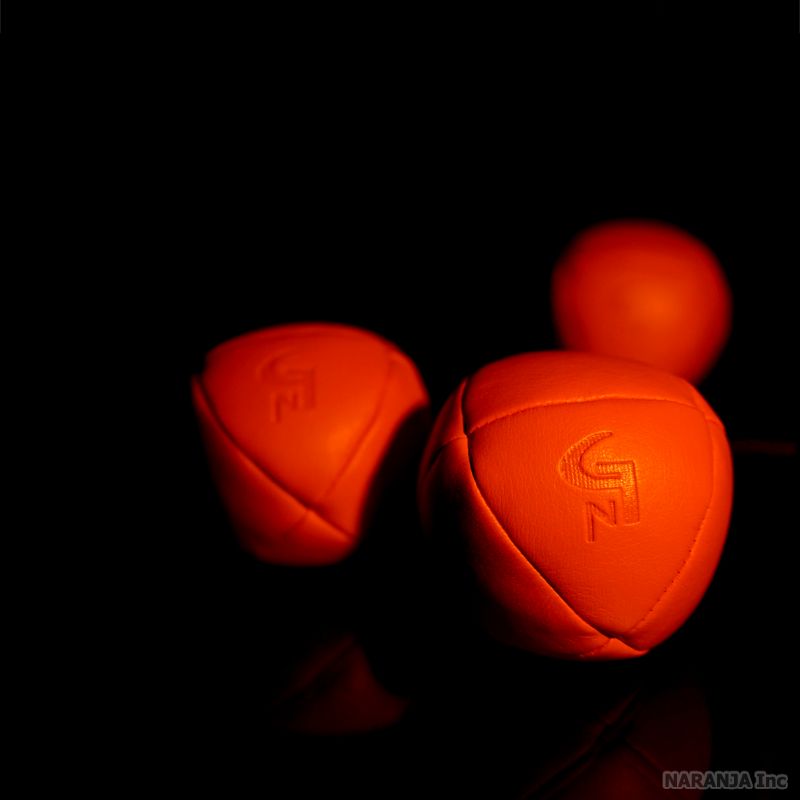 【ジャグリング専門店が販売】Gボールズ エリート8 プロ ナランハ ライト 70mm 最高級ジャグリングボール ビーンバッグ 本格 大道芸 プロ 軽量 ナンバーズ