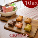 洋菓子工房Ub ケーキ 母の日 ギフト プレゼント 焼き菓子 洋菓子工房Ub くま パウンド ケーキ 個包装 5種類 10個入り プレゼント 手土産 送料無料 送料込 お返し 焼き菓子 詰合わせ 熨斗対応 内祝 カラフル プチギフト