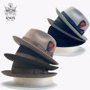 【 KNOX 】ラビットファー ハット KMC 正規品 帽子 メンズ 春夏秋冬 カジュアル オシャレ 小つば 中折れハット メンズ帽子 ノックス 900508