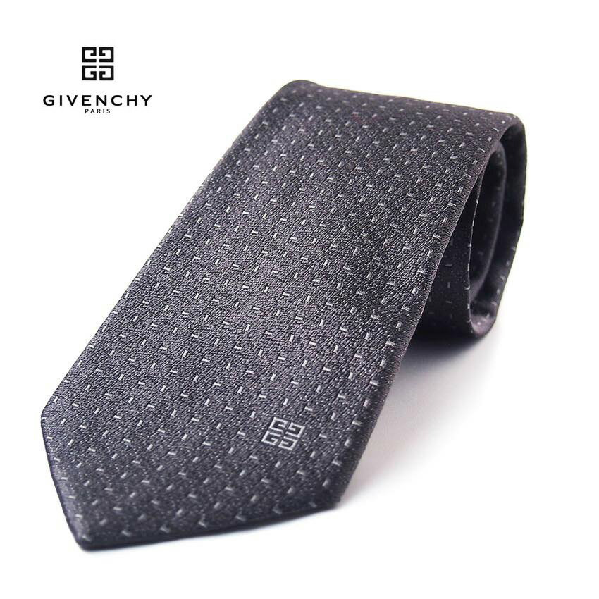 【ネクタイ ブランド・ブランドネクタイ】GIVENCHY(ジバンシイ)ネクタイ メンズ 小紋柄　J4514-2 グレー送料無料 ブランドネクタイ　クリスマスギフト　バレンタイン　ギフト