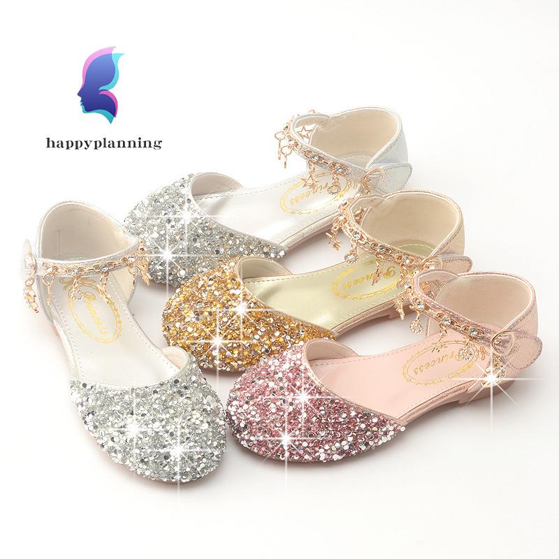フォーマルシューズ 子供靴 女の子 ドレスシューズ 結婚式 ピアノ 発表会 キッズ スリッポン 誕生日 ダンス靴 キラキラ お姫様 舞台 通学 七五三 秋 16.5-22cm