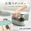 アイロン スチームアイロン 衣類スチーマー シワ伸ばし ハンディ 小型 10秒立ち上がり 除菌 脱臭 軽量 2WAY おしゃれ 一人暮らし 新生活 強力