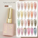 新作 ジェルネイル カラージェル 大容量15ml マグネットジェル ネビュラ 24色 グリッタージェルネイル キャッツアイ猫目 ネイルアート