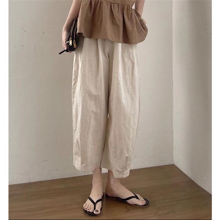 【スーパーSALE限定】パンツ ワイドパンツ バルーンパンツ スカンツ スカーチョ ボトムス レディース ズボン ガウチョパンツ ウエストゴム 美脚 ポケット付...