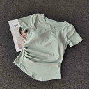涼しい 汗ジミ防止 薄手 ブラトップ レディース カップ付き トップス レディース パッド付きTシャツ Tシャツ インナー カップ付き Tシャツブラ