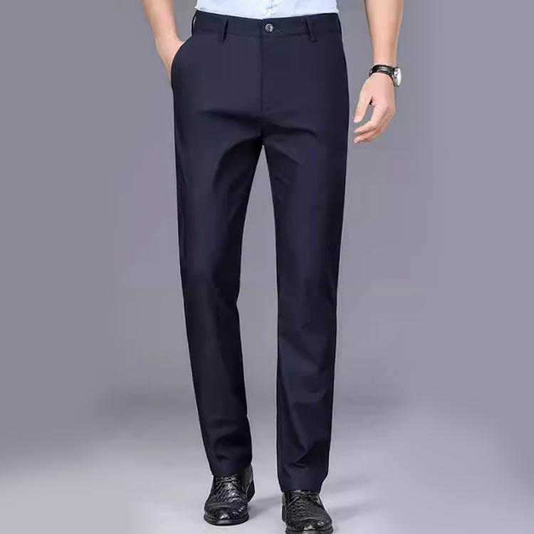 メンズ 洗える ストレッチ 大きいサイズ パンツ ロングパンツ 夏 薄手 ストレート イージーパンツ スラックス 通気 ゴルフパンツ スラックス 春夏