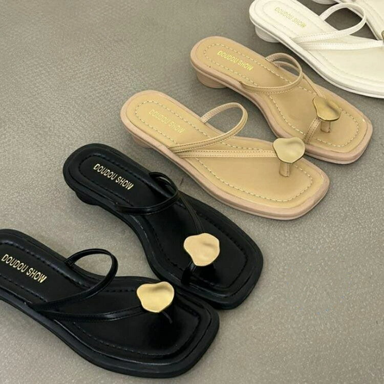 【スーパーSALE限定】レディース レザー ビジュー レザー サンダル トングサンダル コンフォートサンダ..