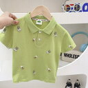 半袖 ポロシャツ 子供服 キッズ 半袖Tシャツ 綿 襟付き 夏服 ジュニア 男の子 女の子 アウトドア キャンプ カジュアル フォーマル 冠