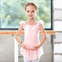バレエレオタード 半袖 キッズ 子供用レオタード 子供服 女の子 子供レオタード キッズウェア キッズ用 体操 ダンス 練習服 レッスン着 ステー