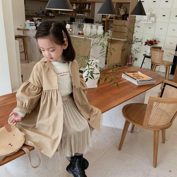 【スーパーSALE限定】春コート 女児 トレンチコート 春 スプリングコート キレイめ 子供 コート 女の子 アウター 秋 ロングコート キッズ 秋コート ベルト付き