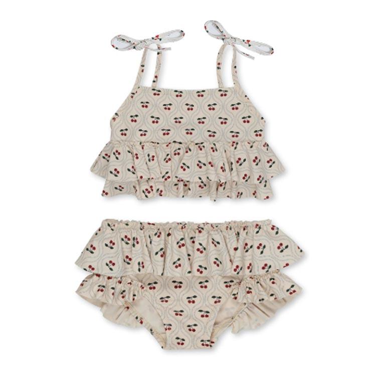 【スーパーSALE限定】水泳帽付き 水着 キッズ 女の子 オールインワン セパレート キャミソール 長袖 上下セット キャミ ガールズ 子供 90 100 110 120 1