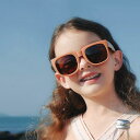 サングラス キッズ 子供 偏光レンズ UVカット 柔らかい 折れないフレーム 夏 こども メガネ 可愛い 3-12歳 おしゃれ バイカラー 韓国ファッ