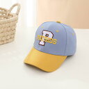 キャップ 子供服 キッズ 秋冬 春夏 おしゃれ 男の子 女の子 帽子 英字 ロゴ 刺繍 カラフル UVカット 2-5歳 幼児 幼稚園 保育園 子ども