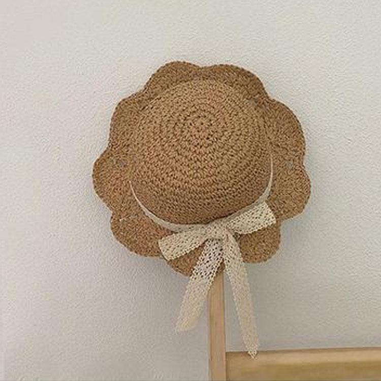 子供 帽子 麦わら帽子 子供用 女の子 男の子 キッズ ベビー UV対策 紫外線対策 UVカット 熱中症対策 日よけ キャップ 日焼け あご紐付き サ