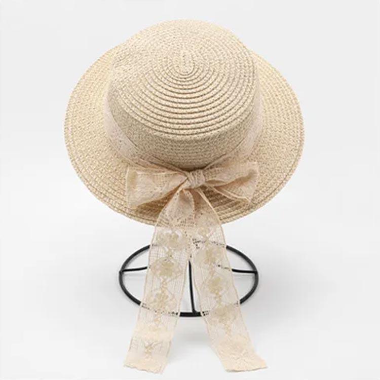 麦わら帽子 キッズ 子供 リボン付き 女の子 子供 帽子 UVカット 大人用 お揃い ストローハット ハット..