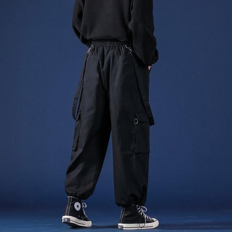 春 メンズ サロペット ワンショルダー 夏 カーゴパンツ オーバーオール スキニーカーゴパンツ つなぎ 黒 オールインワン ロングパンツ ストリート