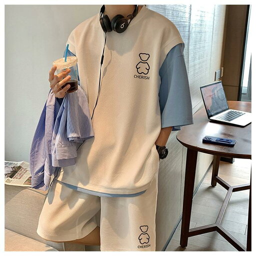 上下セット 半袖 Tシャツ ハーフパンツ リカバリーウェア メンズ スタンダードドライ 半ズボン ルームウェア 部屋着スウェットセット 4COLORS お洒落 上下セット 半袖 Tシャツ ハーフパンツ リカバリーウェア メンズ スタンダードドライ 半ズボン ルームウェア 部屋着スウェットセット 4COLORS お洒落