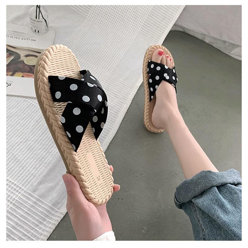 【スーパーSALE限定】セール サンダル レディース ぺたんこ フラット ミュール ローヒール クロススト..