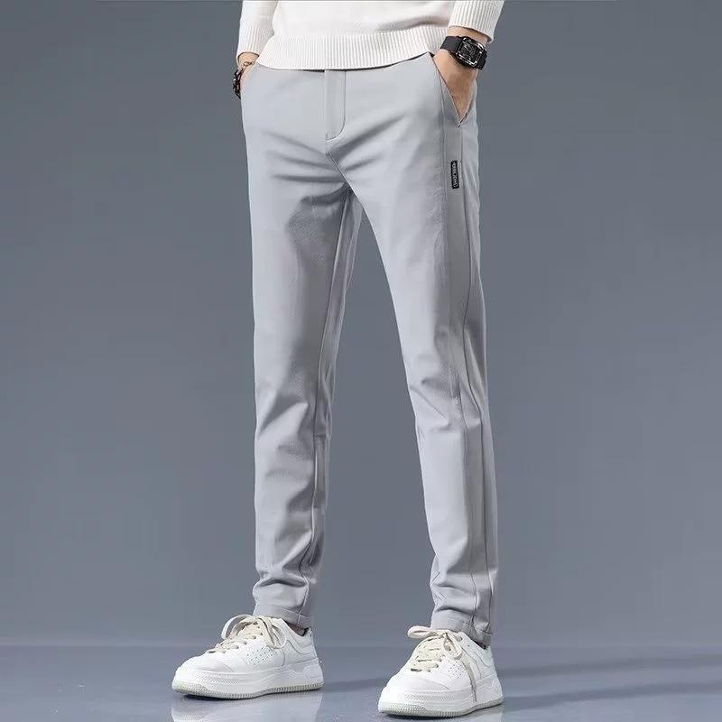 ゴルフゴルフウェアメンズ ストレッチ ウエストゴム 春秋/夏 長ズボン ストレート 大きいサイズ チノパン カジュアル ボトムス
