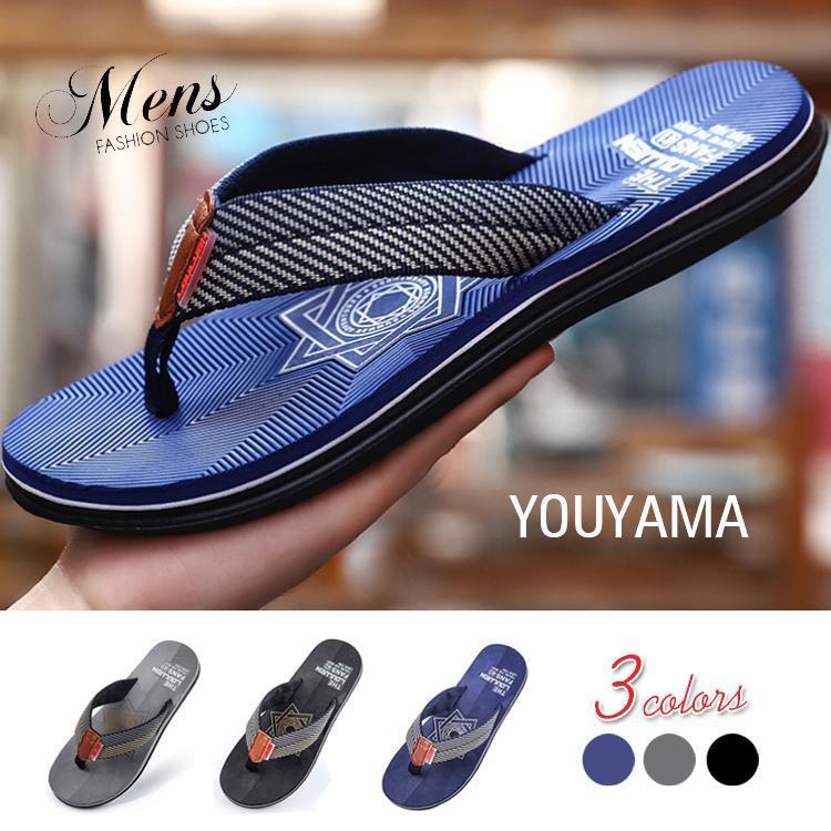 【スーパーSALE限定】トングサンダル メンズ サンダル 夏 ビーチサンダル スリッパ 靴 シューズ 歩きや..