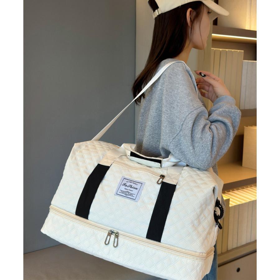 【スーパーSALE限定】夏 キルティング トラベルバッグ 大容量旅行