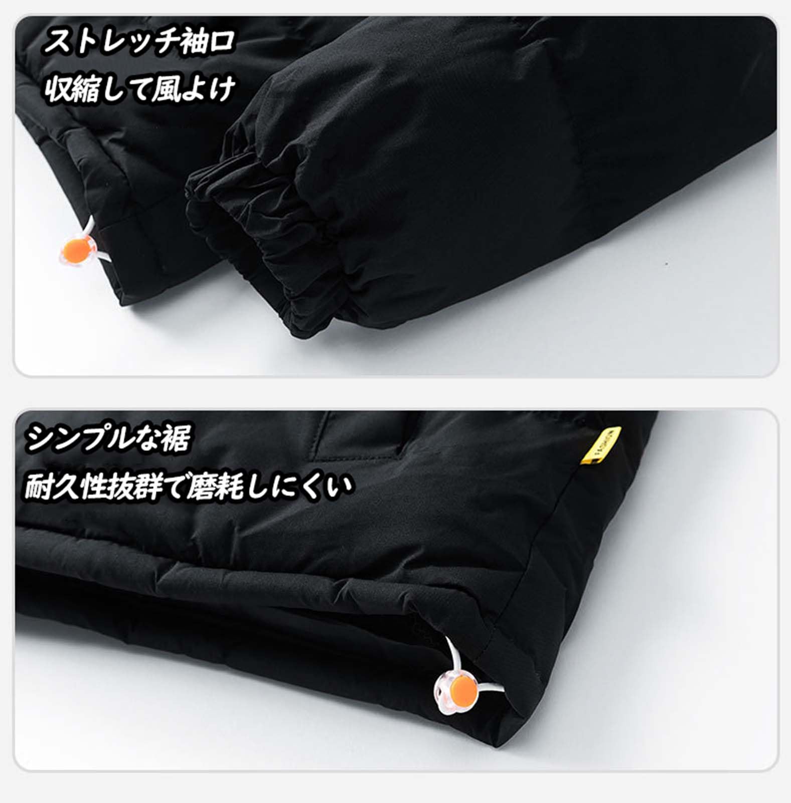 【スーパーSALE限定】マウンテンパーカー メンズ ダウンジャケット 厚手 防寒 防風 撥水 暖かい 重ね着風 大きいサイズ フード付き ゆったり アウトドア カジュアル おしゃれ 防寒着 秋冬服 作業用