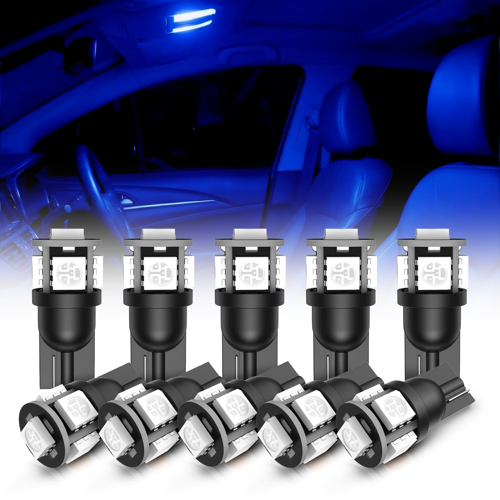 ブランド:Marsauto光源タイプ:LED商品用途使用方法:インテリアライト, トランクライト, ナンバープレートライト, ポジションランプ, ラゲッジランプ色温度:8000 ケルビン明るさ:3000 lm· 【高輝度＆360全方位照明】シャープな光でワイドに明るい！Marsauto T10 LED ナンバー灯は5050SMD LEDチップを搭載、純正バルブと比較して、約6倍の明るさUPが可能になり、360全方位へ光をムラなく照射し視認性が抜群です。· 【放熱性抜群＆50000時間寿命】高熱伝導6063アルミ材質を採用したヒートシンクを内蔵しており、独特な設計により放熱が向上し、熱による光衰を防ぎ、長時間にわたる明るさの変化のない状態を保ちます。0.5Wの低消費電力で50000時間の使用寿命を実現し、安定性と耐久性に優れています。· 【無極性1：1サイズ＆取付簡単】T10 LED ポジションランプはハロゲンデザインと同じサイズで、端子は無極性なので、差し込み方向を気にせずご利用いただけます。初心者でも5秒で取取り付けが完了し、作業の負担を大幅に軽減でき、お使い勝手が良いです。· 【キャンセラーが内蔵＆幅広い用途】ポジション、バックランプ、ナンバー灯、ライセンス、ルームランプ、ドアランプ、トランクルームなどに最適なLEDバルブです。CANBUSキャンセラーが内蔵されており、ソケットとの適合性を大幅に向上させ、車のさまざまな箇所に適用することができ、優れた照明効果を提供します。· 【車検対応＆出品者保証】ブルーの8000K色温度のLEDライトで、車検対応もしている製品なので信頼性が高いです。ご注文日より2年間の安心保証がございます。ご利用の際何かご不明な点がございましたら、ご遠慮なく「店名」-「質問する」の手順でクリックしてお問いあわせください。24時間までにご返事いたします。15050 LEDチップ2360全方向照明3簡単取り付け499% 互換性ありMarsauto T10 LED ナンバー灯 ポジションランプ ルームランプ 青 黄 赤 白MU1シリーズ カートに入れる S501シリーズ カートに入れる MU1シリーズ カートに入れる MU2Sシリーズ カートに入れる S501シリーズ カートに入れる S501シリーズ カートに入れる MU1シリーズ カートに入れるカスタマーレビュー 5つ星のうち4.4 7,001 5つ星のうち4.2 7,995 5つ星のうち4.4 7,001 5つ星のうち4.2 4,011 5つ星のうち4.2 7,995 5つ星のうち4.2 7,995 5つ星のうち4.4 7,001価格 ￥1,380￥1,380 ￥1,880￥1,880 ￥1,380￥1,380 ￥1,780￥1,780 ￥1,880￥1,880 ￥1,880￥1,880 ￥1,380￥1,380ブランド名 Marsauto Marsauto Marsauto Marsauto Marsauto Marsauto Marsauto梱包数量 10 個入り 10 個入り 10 個入り 6 個入り 10 個入り 10 個入り 10 個入り色温度 8000 K 10000 K 3000 K 3000 K 3000 K 1000 K 6000 Kカラー 青 ブルー 青 ブルー 黄 イエロー 黄 アンバー 黄 アンバー 赤 レッド 白 ホワイト光量 3000 ルーメン 4500 ルーメン 3000 ルーメン 2000 ルーメン 4500 ルーメン 4500 ルーメン 3000 ルーメンLEDチップ 5050 3030 5050 2835 3030 3030 3030特徴 コスパ推薦 青 サイバースタイル アップ！ コスパ推薦 黄 温かみスタイル 居心地良いスタイル 夜間あんぜんに優先 コスパ推薦 白360度配光レンズ無極性車検対応キャンセラー内蔵Marsauto - より明るい道Marsauto 2年メーカー保証：メールでのお問い合わせは24時間365日受け付けています。お気軽にご利用ください。初期不良やご使用中の製品トラブルがございましたら、まずはお問い合わせください。保証延長のお問い合わせ：保証期を2年6ヶ月に延長ために、 以下のメールアドレスまでご連絡ください：電子メール：販売元をクリックしてから「出品者について」ページのメールアドレスをご覧ください。「質問する」をクリックしてお問い合わせください。Marsauto T16 T20 T25 LED 後退灯【ホワイト 白】T10 LED ポジションランプ【イエロー 黄】T10 LED ルームランプ【S501シリーズ】T10 LED ルームランプ【MU1シリーズ】T10 LED ルームランプMarsauto フォグランプ H11 H8 LED フォグ9006 hb4 led フォグ&D4S HID バルブ【D2S D4S HID バルブ】H1/MH1 シリーズMarsauto LED ヘッドライトブランド:Marsauto光源タイプ:LED商品用途使用方法:インテリアライト, トランクライト, ナンバープレートライト, ポジションランプ, ラゲッジランプ色温度:8000 ケルビン明るさ:3000 lm· 【高輝度＆360全方位照明】シャープな光でワイドに明るい！Marsauto T10 LED ナンバー灯は5050SMD LEDチップを搭載、純正バルブと比較して、約6倍の明るさUPが可能になり、360全方位へ光をムラなく照射し視認性が抜群です。· 【放熱性抜群＆50000時間寿命】高熱伝導6063アルミ材質を採用したヒートシンクを内蔵しており、独特な設計により放熱が向上し、熱による光衰を防ぎ、長時間にわたる明るさの変化のない状態を保ちます。0.5Wの低消費電力で50000時間の使用寿命を実現し、安定性と耐久性に優れています。· 【無極性1：1サイズ＆取付簡単】T10 LED ポジションランプはハロゲンデザインと同じサイズで、端子は無極性なので、差し込み方向を気にせずご利用いただけます。初心者でも5秒で取取り付けが完了し、作業の負担を大幅に軽減でき、お使い勝手が良いです。· 【キャンセラーが内蔵＆幅広い用途】ポジション、バックランプ、ナンバー灯、ライセンス、ルームランプ、ドアランプ、トランクルームなどに最適なLEDバルブです。CANBUSキャンセラーが内蔵されており、ソケットとの適合性を大幅に向上させ、車のさまざまな箇所に適用することができ、優れた照明効果を提供します。· 【車検対応＆出品者保証】ブルーの8000K色温度のLEDライトで、車検対応もしている製品なので信頼性が高いです。ご注文日より2年間の安心保証がございます。ご利用の際何かご不明な点がございましたら、ご遠慮なく「店名」-「質問する」の手順でクリックしてお問いあわせください。24時間までにご返事いたします。15050 LEDチップ2360全方向照明3簡単取り付け499% 互換性ありMarsauto T10 LED ナンバー灯 ポジションランプ ルームランプ 青 黄 赤 白MU1シリーズ カートに入れる S501シリーズ カートに入れる MU1シリーズ カートに入れる MU2Sシリーズ カートに入れる S501シリーズ カートに入れる S501シリーズ カートに入れる MU1シリーズ カートに入れるカスタマーレビュー 5つ星のうち4.4 7,001 5つ星のうち4.2 7,995 5つ星のうち4.4 7,001 5つ星のうち4.2 4,011 5つ星のうち4.2 7,995 5つ星のうち4.2 7,995 5つ星のうち4.4 7,001価格 ￥1,380￥1,380 ￥1,880￥1,880 ￥1,380￥1,380 ￥1,780￥1,780 ￥1,880￥1,880 ￥1,880￥1,880 ￥1,380￥1,380ブランド名 Marsauto Marsauto Marsauto Marsauto Marsauto Marsauto Marsauto梱包数量 10 個入り 10 個入り 10 個入り 6 個入り 10 個入り 10 個入り 10 個入り色温度 8000 K 10000 K 3000 K 3000 K 3000 K 1000 K 6000 Kカラー 青 ブルー 青 ブルー 黄 イエロー 黄 アンバー 黄 アンバー 赤 レッド 白 ホワイト光量 3000 ルーメン 4500 ルーメン 3000 ルーメン 2000 ルーメン 4500 ルーメン 4500 ルーメン 3000 ルーメンLEDチップ 5050 3030 5050 2835 3030 3030 3030特徴 コスパ推薦 青 サイバースタイル アップ！ コスパ推薦 黄 温かみスタイル 居心地良いスタイル 夜間あんぜんに優先 コスパ推薦 白360度配光レンズ無極性車検対応キャンセラー内蔵Marsauto - より明るい道Marsauto 2年メーカー保証：メールでのお問い合わせは24時間365日受け付けています。お気軽にご利用ください。初期不良やご使用中の製品トラブルがございましたら、まずはお問い合わせください。保証延長のお問い合わせ：保証期を2年6ヶ月に延長ために、 以下のメールアドレスまでご連絡ください：電子メール：販売元をクリックしてから「出品者について」ページのメールアドレスをご覧ください。「質問する」をクリックしてお問い合わせください。Marsauto T16 T20 T25 LED 後退灯【ホワイト 白】T10 LED ポジションランプ【イエロー 黄】T10 LED ルームランプ【S501シリーズ】T10 LED ルームランプ【MU1シリーズ】T10 LED ルームランプMarsauto フォグランプ H11 H8 LED フォグ9006 hb4 led フォグ&D4S HID バルブ【D2S D4S HID バルブ】H1/MH1 シリーズMarsauto LED ヘッドライト
