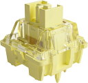 Akko(アッコ) V3 Cream Yellow Pro スイッチ (第3世代) 押下圧50gf リニア 5ピン メカニカルキーボード対応 防塵ステム付き 45個入り(並行輸入品)