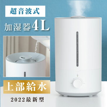 【8/23 2時迄 P5倍&最大750円OFFクーポン有】超音波加湿器 上から給水 加湿器 卓上 オフィス 卓上加湿 大容量 4L アロマオイル 9畳対応 おしゃれ 上部給水型 超音波式加湿器 大容量 コンパクト 静音 省エネ 1年保証 上から 簡単 水補充 ミスト スチーム xr-ht53