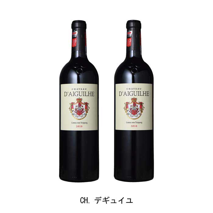 [2本まとめ買い] CH.デギュイユ 2018年 A.O.C.コート・ド・カスティヨン フランス 赤ワイン フルボディ フランスワイン ボルドー フランス赤ワイン メルロー 750ml