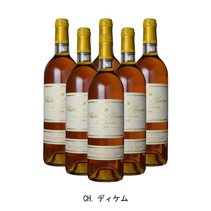 [6本まとめ買い] CH.ディケム 1995年 A.O.C.ソーテルヌ フランス 白ワイン 極甘口 フランスワイン ボルドー フランス白ワイン セミヨン 750ml