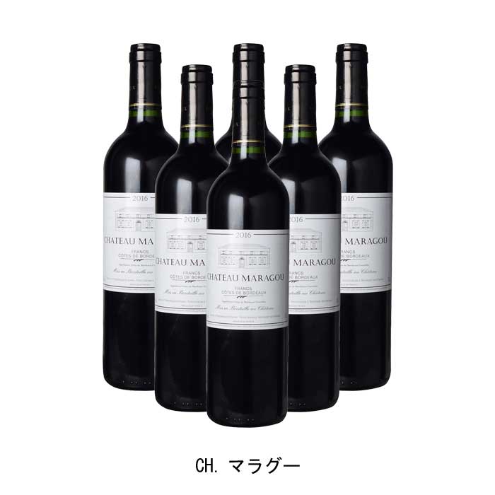 [6本まとめ買い] CH.マラグー 2018年 A.O.C.フラン・コート・ド・ボルドー フランス 赤ワイン フルボディ フランスワイン ボルドー フランス赤ワイン メルロー 750ml