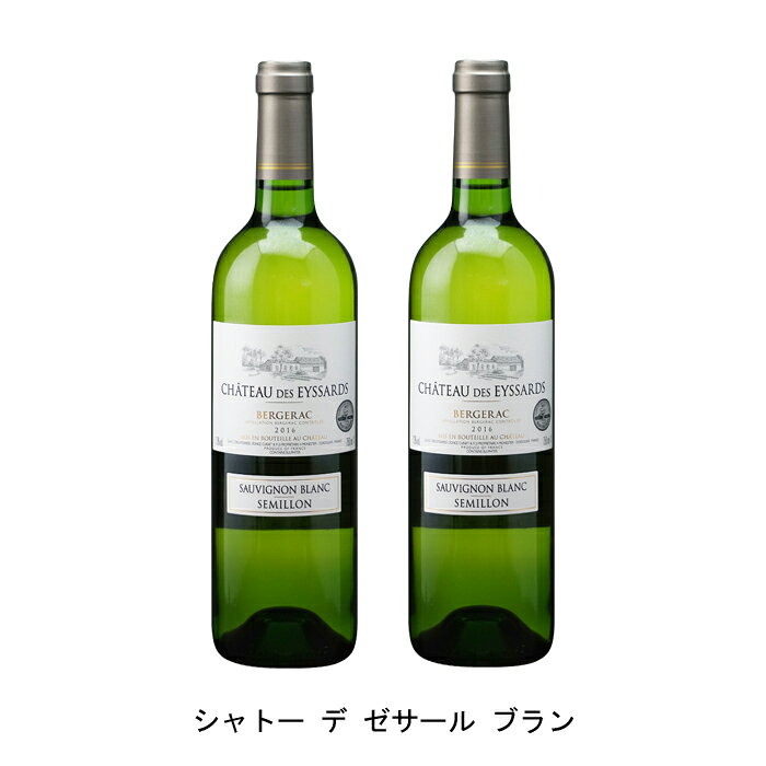 [2本まとめ買い] シャトー デ ゼサール ブラン 2023年 シャトー デ ゼサール フランス 白ワイン 辛口 フランスワイン ベルジュラック フランス白ワイン ソーヴィニヨン ブラン 750ml narlu-10030788 Narlu パッケージ画像