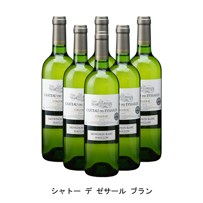 [6本まとめ買い] シャトー デ ゼサール ブラン 2023年 シャトー デ ゼサール フランス 白ワイン 辛口 フランスワイン ベルジュラック フランス白ワイン ソーヴィニヨン ブラン 750ml narlu-10030791 Narlu パッケージ画像
