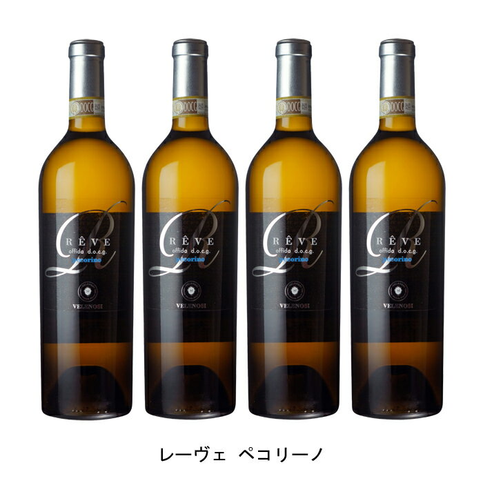 まさに生産者のレーヴェ＝夢【商品説明】・商品 : レーヴェ ペコリーノ(Reve Pecorino)・ヴィンテージ : 2021年・生産者(ワイナリー) : ヴェレノージ(Velenosi S.R.L.)・原産国 : イタリア・品種(原材料) : ペコリーノ・容量 : 750ml【補足説明】・料理 : 白身魚のムニエル、豚肉ソテー・ギフト : ギフトに最適・イベント : クリスマス、バレンタイン・その他 : レストラン向き・保存方法 : 直射日光・振動を避け、18℃以下の場所で保管して下さい。・評価 : ガンベロ・ロッソで2014年ヴィンテージが最高評価の3グラス、ルカ・マローニで2016年、2017年ヴィンテージが2年連続で93点を獲得まさに生産者のレーヴェ＝夢樽熟成させた偉大な白ワインを造りたいという生産者の夢からレーヴェと名付けられました。単一畑の樹齢40年のペコリーノを使用。50％をフレンチオークの新樽のバリックで、残りはタンクで発酵させ、6ヶ月熟成後に樽熟成のワインはタンクへ移してさらに9ヶ月熟成させます。樽熟成からの柔らかさとふくよかさ、タンク熟成のフレッシュさが素晴らしいバランスをみせるワイン。金色に近い輝きのある麦わら色。強い果実の香りの後から、白い花や樽の心地よいバニラの香りが広がります。とてもエレガントな骨格を持ちながら、しっかりと持続性があります。ガンベロ・ロッソで12年連続最高評価の実力約30年前に地元を愛する若い夫婦が立ち上げたワイナリー。特にマルケ州南部はワイン産地としてはあまり有名ではなかったため、愛する土地のワインを広く知ってもらうため、マルケ州を代表するワインを造りたいたいとの思いからイタリアで最も著名なワインガイドでもあるガンベロ・ロッソでの評価を強く意識しました。そして現在では、最高評価であるトレッビキエリ（3グラス）を毎年獲得し、今ではマルケ州はおろかイタリアを代表するワイナリーにまで成長しました。【特記事項】・商品画像は参考イメージとなり、ラベルデザイン変更やヴィンテージ変更などで、実際の商品とは異なる場合がございます。・商品画像のヴィンテージと商品説明のヴィンテージが違うは場合は、商品説明のヴィンテージでの対応とさせて頂きます。・ヴィンテージ切替やヴィンテージ変更が発生した場合は、ご注文を頂いた際に変更連絡を実施させて頂きます。・商品の配送は、配送手配が完了次第お送り致しますので、配送予定日よりも早くなる場合がございます。当商品で検索されている 人気 ・ おすすめ キーワードワイン 白ワイン イタリアワイン イタリア白ワイン ワインセット 白ワインセット イタリアワインセット イタリア白ワインセット まとめ買い 飲み比べ ギフト プレゼント 誕生日 お中元 お歳暮 金賞 銀賞 受賞 高得点 サクラアワード ワインアドヴォケイト ワインスペクター ソムリエ厳選