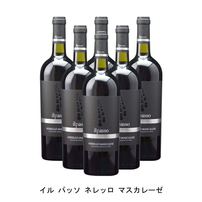 [6本まとめ買い] イル パッソ ネレッロ マスカレーゼ 2022年 ヴィニエティ ザブ イタリア 赤ワイン フ..