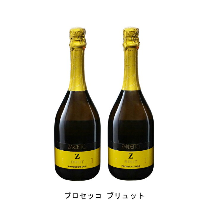 [2本まとめ買い] プロセッコ ブリュット ザルデット イタリア スパークリングワイン 辛口 イタリアワイン ヴェネト イタリアスパークリングワイン グレーラ 750ml