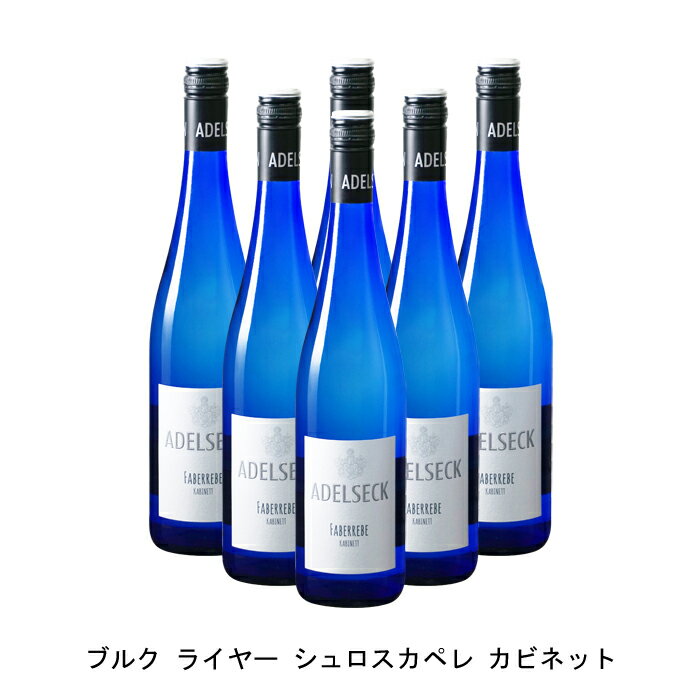 [6本まとめ買い] ブルク ライヤー シュロスカペレ カビネット 2019年 アーデルスエック ドイツ 白ワイン やや甘口 ドイツワイン ナーエ ドイツ白ワイン ファーバーレーベ 750ml