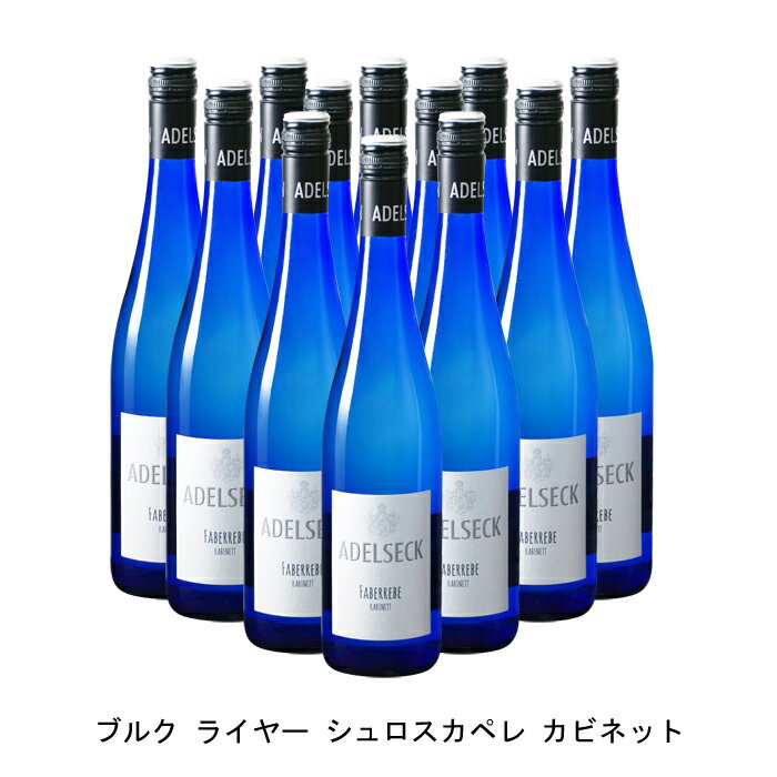 [12本まとめ買い] ブルク ライヤー シュロスカペレ カビネット 2019年 アーデルスエック ドイツ 白ワイン やや甘口 ドイツワイン ナーエ ドイツ白ワイン ファーバーレーベ 750ml