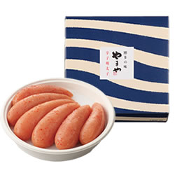 九州　名産品やまや　美味　辛子明太子(無着色300g)/樽入(贈り物　お歳暮　お中元)