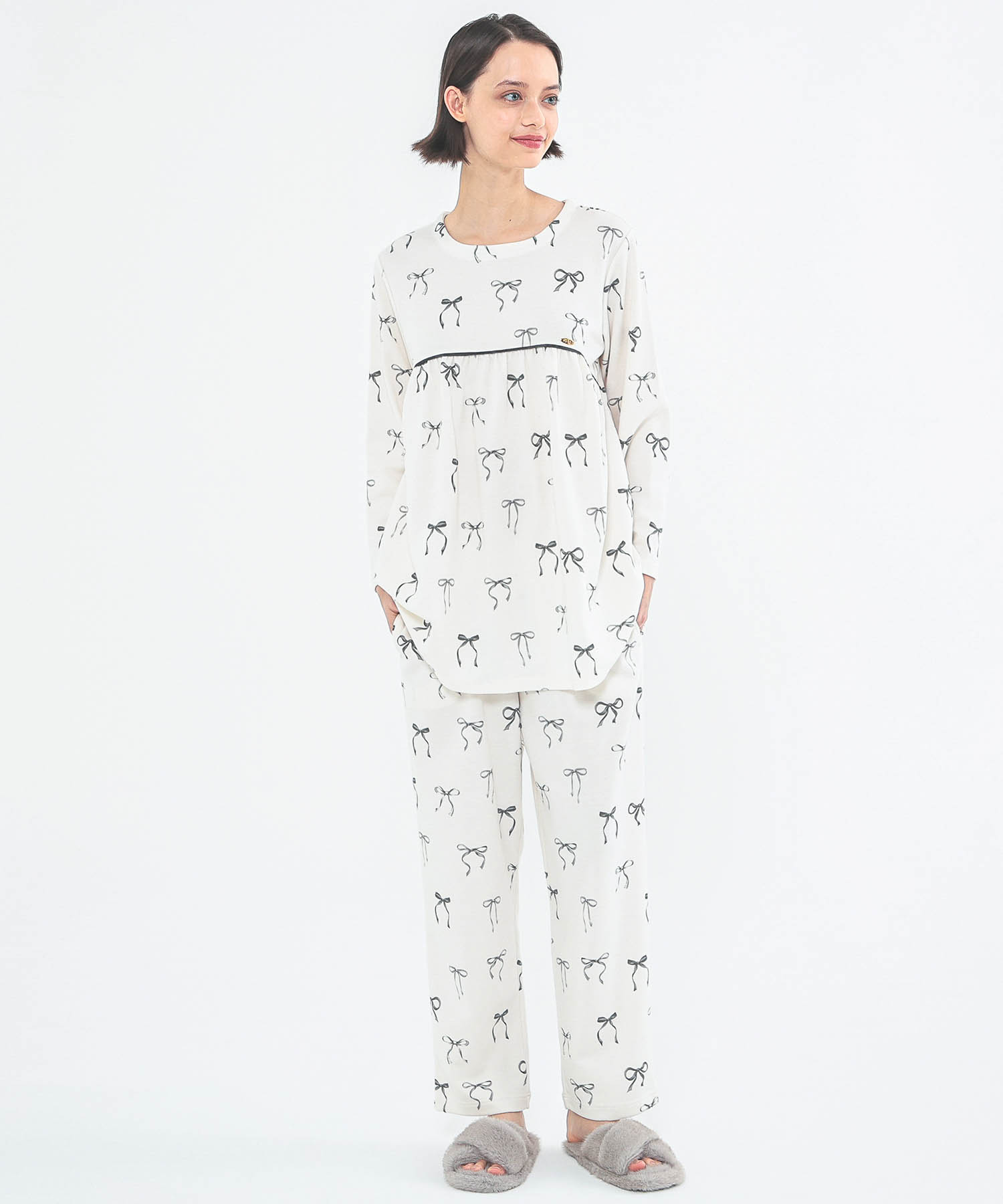 Narue公式 NARUE narue ナルエーオンラインショップ限定 リボンリラクシーパジャマ...