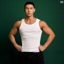 タンクトップ レディース リブ コットン 綿 吸湿速乾 通気性 スリムフィット 細身 スポーツ フィットネス ジム トレーニング インナー 丸首 シンプル スト...