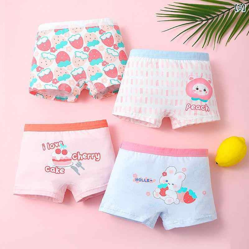 女児 小学生 女の子 インナーショーツ ボクサータイプ 綿100% コットン ボクサー 透け防止 見せパン防..