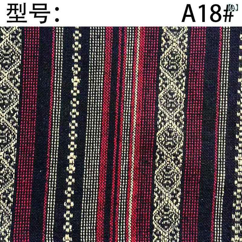 生地 雲南風 麗江 民族風 麻 綿 混紡 幾何学柄 織物 カーテン 装飾 テーブルクロス バッグ クッション ソファカバー ハンドメイド DIY ファブリック 布地