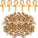 ネジヒートン 4*10mm 約300個セット ゴールド ヒートン ネジ フック アクセサリー パーツ 金具 セット uvレジン DIY ハンドメイド クラフト 手芸用品